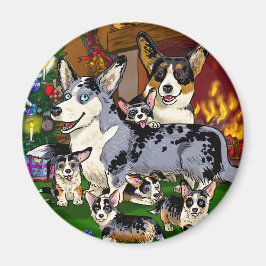 Niedliche Familie Magnet