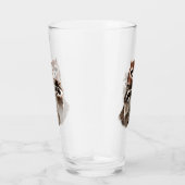 Niedliche Familie oder Freunde Raccoon Glas (Rechts)