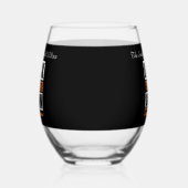 Niedliche Familie zusammen mit Namensdatum Wieders Weinglas Ohne Stiel (Links)