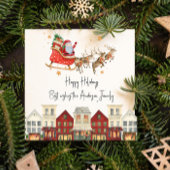 Niedliche Familienfeste Feiertagskarte