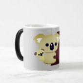 Niedliche Familienmutter Koala Bär mit Kind Verwandlungstasse (Vorderseite Links)