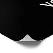 Niedliche Fantasy Einhornliebhaber fügen Text hinz Poster (Ecke)