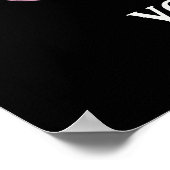 Niedliche Fantasy Einhornliebhaber fügen Text hinz Poster (Ecke)