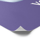 Niedliche Fantasy Einhornliebhaber fügen Text hinz Poster (Ecke)