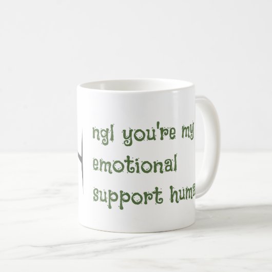 Niedliche Fantasy Elf Gen Z Quote Liebe Geschenk e Kaffeetasse (VorderseiteRechts)