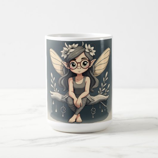Niedliche Fantasy Fairy Kaffeetasse (Mittel)
