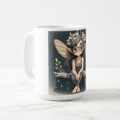 Niedliche Fantasy Fairy Kaffeetasse (Vorderseite Links)