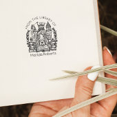 Niedliche Fantasy-Prinzessin aus der Bibliothek Gummistempel