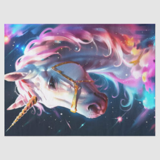 Niedliche Fantasy Rainbow Unicorn Geburtstagsgesch Seidenpapier