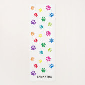 Niedliche Farbdrucke Yogamatte (Rückseite)