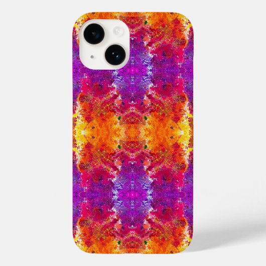 Niedliche Farbe abstrakter Spritzer Farbe Case-Mate iPhone Hülle (Rückseite)