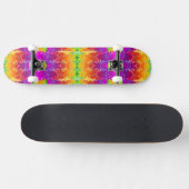 Niedliche Farbe abstrakter Spritzer Farbe Skateboard (Horizontal)