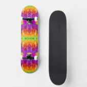 Niedliche Farbe abstrakter Spritzer Farbe Skateboard (Vorderseite)