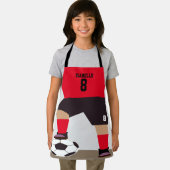 Niedliche Farbe des roten Individuellen Namens des Schürze (Insitu)