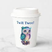 Niedliche Farbe des Waldes Pappbecher (Vorderseite)