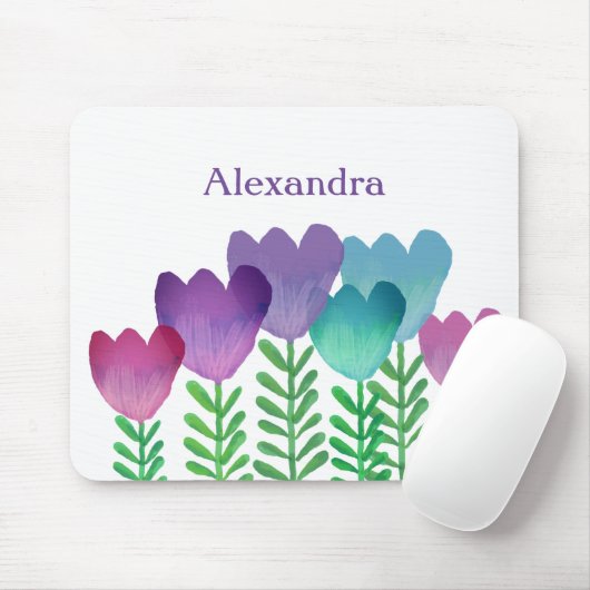 Niedliche Farbe für das Blumenwasser Mousepad (Mit Mouse)