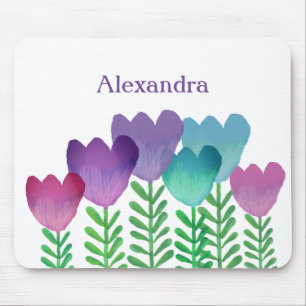 Niedliche Farbe für das Blumenwasser Mousepad