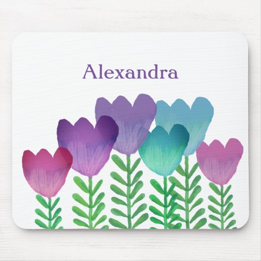 Niedliche Farbe für das Blumenwasser Mousepad (Vorne)