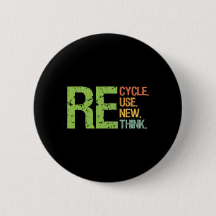 Niedliche Farbe Recycle Wiederverwendung Erneute E Button