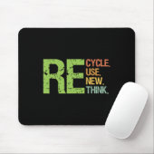 Niedliche Farbe Recycle Wiederverwendung Erneute E Mousepad (Mit Mouse)