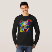 Niedliche Farben Chihuahua Welpe Pop T-Shirt (Vorne ganz)