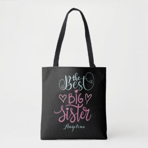 Niedliche Farben - die beste Big Sister Hand gesch Tasche