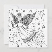 Niedliche Farbenarena Feiertagskarte (Vorderseite)