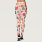 Niedliche Farbenblende Leggings (Rückseite)