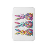 Niedliche, farbenfrohe 3 Ostersonne Badematte (Vorderseite Vertikal)