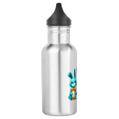 Niedliche, farbenfrohe 3 Ostersonne Edelstahlflasche (Links)
