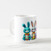 Niedliche, farbenfrohe 3 Ostersonne Kaffeetasse (Vorderseite Links)