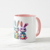 Niedliche, farbenfrohe 3 Ostersonne Tasse (VorderseiteRechts)