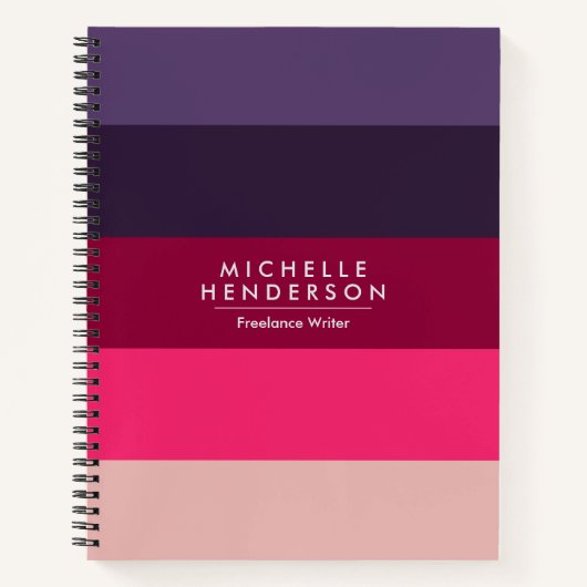 Niedliche Farbenfrohe Bar Settecentesimo Notizblock (Vorderseite)