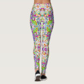 Niedliche farbenfrohe Blume Case-Mate iPhon Leggings (Rückseite)