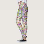 Niedliche farbenfrohe Blume Case-Mate iPhon Leggings (Links)
