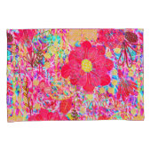 Niedliche farbenfrohe Blume Kissenbezug (Vorderseite-Rechts)