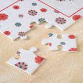 Niedliche, farbenfrohe Blume wird mein Blumenmädch Puzzle (Seite)