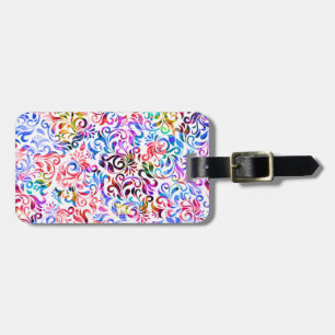 Niedliche farbenfrohe Blumenmuster Case-Mate iPhon Gepäckanhänger