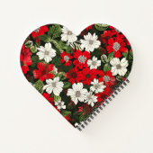 Niedliche Farbenfrohe Blütenfaser für Spiralfolien Notizblock (Rückseite)