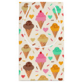 Niedliche Farbenfrohe Eiscreme Kleine Geschenktüte (Rückseite)