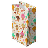 Niedliche Farbenfrohe Eiscreme Kleine Geschenktüte (Vorderseite Schrägansicht)