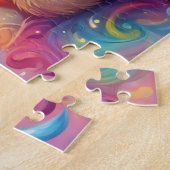 Niedliche, farbenfrohe Fahne Puzzle (Seite)