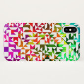 Niedliche, farbenfrohe geometrische Muster Case-Mate iPhone Hülle (Rückseite (Horizontal))