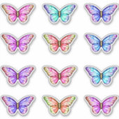 Niedliche Farbenfrohe gestanzte Glaskugeln Aufkleber (Vorderseite)