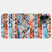 Niedliche farbenfrohe grimmige Aztekenmuster Case-Mate iPhone Hülle (Rückseite (Horizontal))