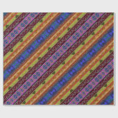 Niedliche, farbenfrohe Hand zeichnend Tasse Geschenkpapier (Flach)