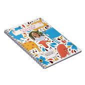 Niedliche Farbenfrohe Handschleiftiere Individuell Notizblock (Rechte Seite)