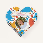 Niedliche Farbenfrohe Handschleiftiere Individuell Notizblock (Vorderseite)