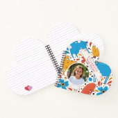 Niedliche Farbenfrohe Handschleiftiere Individuell Notizblock (Innenseite)