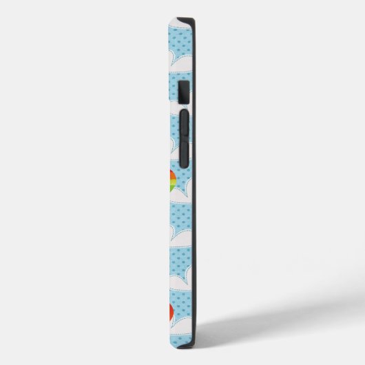 Niedliche Farbenfrohe Heißluftballonmuster Case-Mate iPhone Hülle (Rückseite / Links)